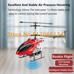 50CM 4K HD Camera WIFI FPV Smart RC Helicopter 2.4G 3.5CH Alloy Height Setting Remote Control Helicopter Aircraft Adult Boy Toy 2