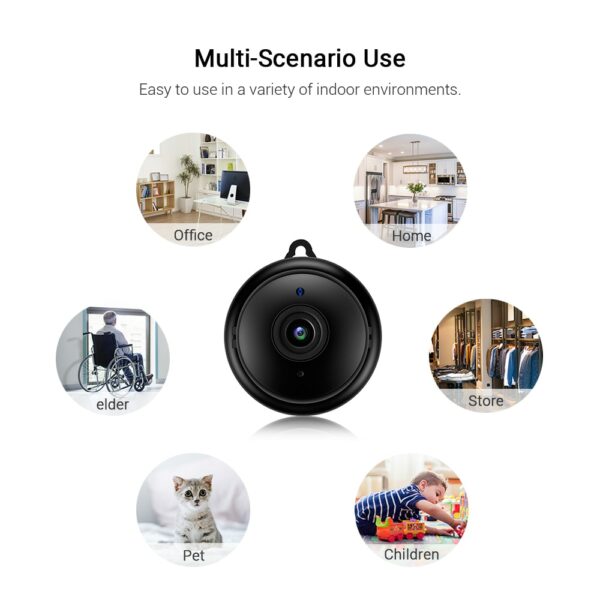 Mini Wifi IP Camera HD 1080P Wireless Indoor Camera Nightvision Two Way Audio Motion Detection Baby Monitor V380 6