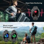 Xiaomi C16 1.69 Inch 3ATM IP68 Waterproof Smart Watch Men Women Fitness Tracker Blood Pressure Monitor Outdoor Sports Smartwatch 3