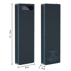 Detachable QC3.0 LCD Display 10x18650 Battery Case PowerBank Shell Charge Box 1