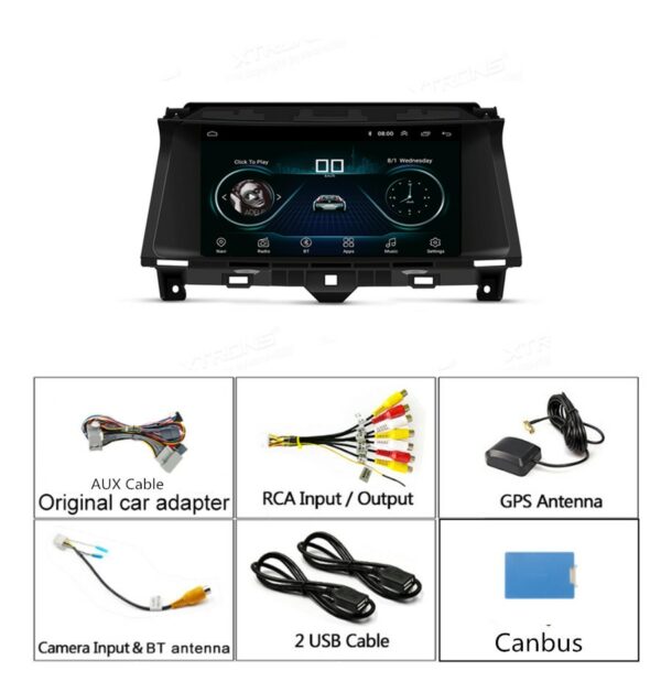 9" Car Radio GPS Navi Multimedia No Dvd Player 2 + 32GB for Honda Accord 2008 2009 2010 2011 2012 Head Unit 6