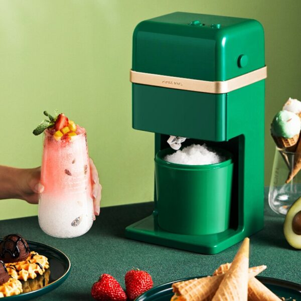 200ML Automatic Ice Cream Machine BQL-B100 Portable Small Household Sand Ice Shaving Machine Children Ice Cream Making Machine 1