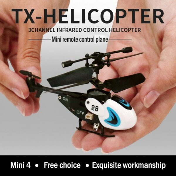 High quality 3.5-channel color mini remote control helicopter anti-collision and drop-resistant drone children's toy 2