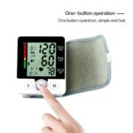Blood Pressure Monitor Digital Heart Beat Rate Pulse Meter Electric Wrist Voice Alarm Automatic Home Blood Pressure Meter Kit 5