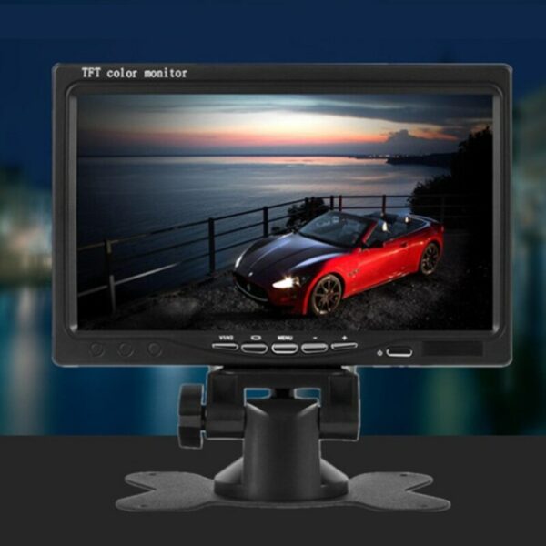 X7AE A Set 480*234 Resolution LCD Display 7 inch TFT Monitor with Car Reversing Priority Function 2