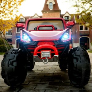 Children's Electric Car Four-wheel Drive Four-wheel Off-road Car Truck Child Baby Toy Car With Remote Control Stroller 1