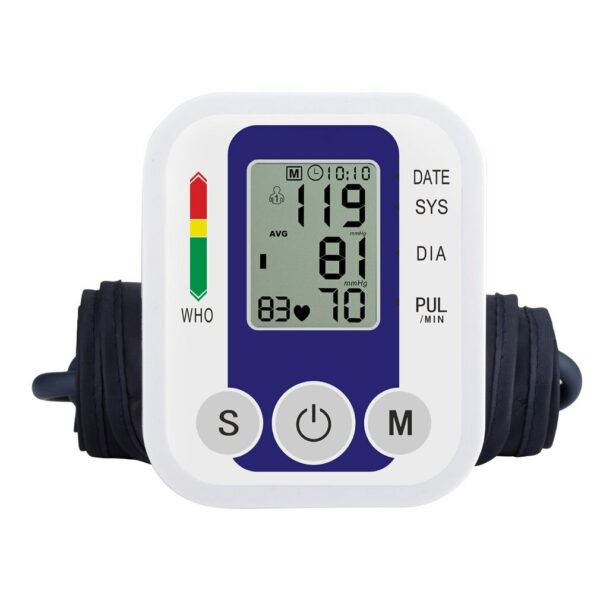Arm Automatic Blood Pressure Monitor Medical BP Sphygmomanometer Pressure Meter Tonometer For Measuring Oxygen Saturation Meter 3