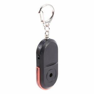 New Mini Wireless Smart Anti-Lost Device Alarm Key Locator Finder Keychain Anti Lost Whistle Sound With LED Light Sensor 2