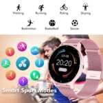 2022 New Fashion Smart Watch Men Fitness Bracelet Heart Rate Blood Pressure Monitoring Sports Tracker Smartwatch Gift for Women 6