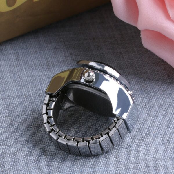 2022 New 20mm Gemstone Agate Round Finger Ring Watch Jewelry Gift Modern Style 2