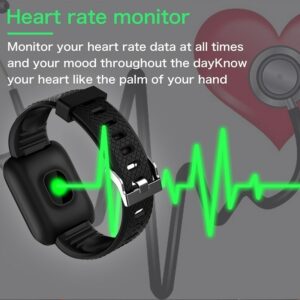 A6 Smart Watch Men 1.3 Color Screen Heart Rate Blood Pressure Monitoring Smart Bracelet Band Fitness Tracker IP67 Waterproof 2