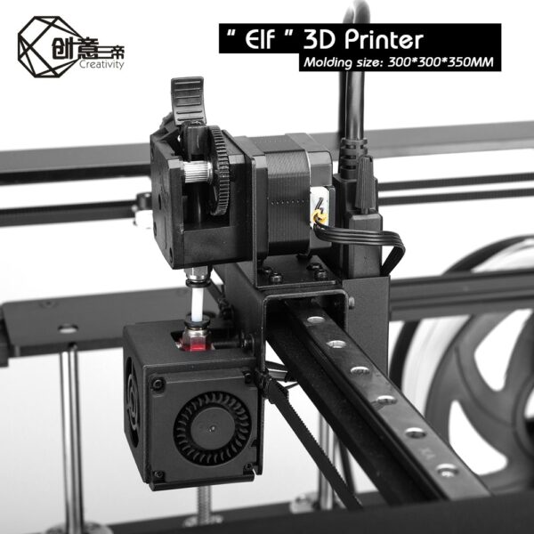 Creativity 3D Printer Corexy ELF Printer Stable Frame Kit With TMC2208 Silent Drive Resume Power Off Cmagnet Build Plate 2