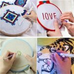 ABS Plastic DIY Magic Embroidery Pen Set DIY 1.3mm 1.6mm 2.2mm Punch Needle Knitting yarn Knitting needles set Sewing Accessorie 6
