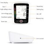 USB Charging Electronic Sphygmomanometer Arm Blood pressure monitor LCD Precision Adjustable Cuff Fully Automatic Household 5