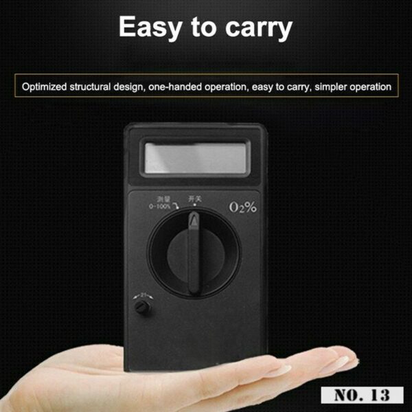 Oxygen Analyzer Oxygen Measuring Instrument Oxygen Concentration Meter Detector + High-precision sensors imported from UK/DE 4