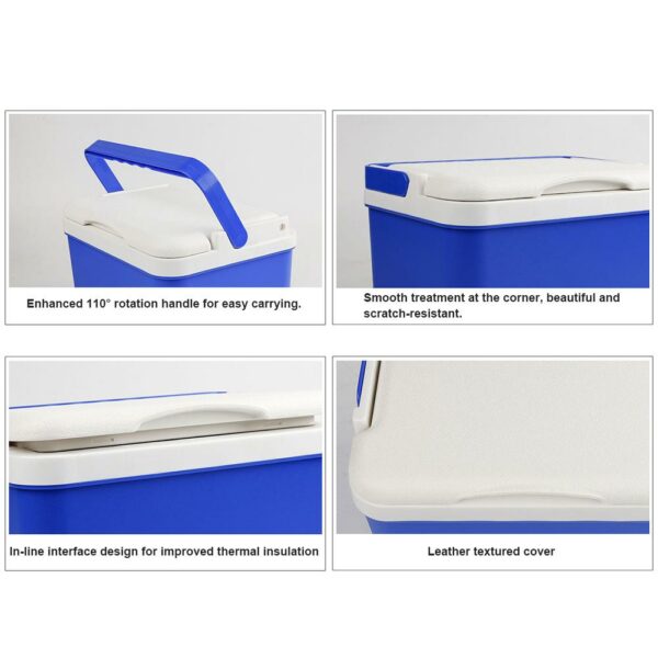 6L Car Cooler And Warmer Storage Box For Car Home Portable Refrigerator Milk Food Insulated Carrier With Handle Auto Accessories 4