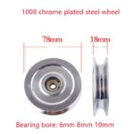 80mm chrome plated steel guide pulley 1008 wire and wire pulley wire and Cable Tension gun pay off rack strander 1