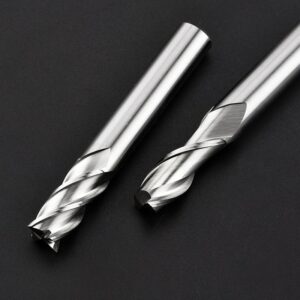 Xuhan End Mills High Precision HSS Metal Cutter Cobalt D1-25mm 2 3 4 Flutes Teeth Aluminum Milling Tool Key Seater Router Bit 2