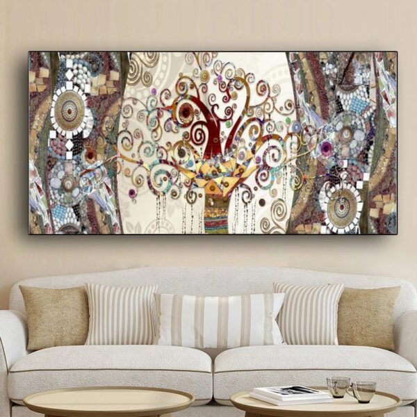 Tree of Life Canvas Painting Gustav Klimt Landscape Posters and Prints Scandinavian Canvas Wall Print Canvas Home Decor Cuadros 3