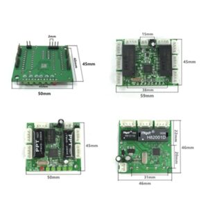 mini module design ethernet switch circuit board for ethernet switch module  10/100mbps 3/5/6/8 port PCBA board OEM Motherboard 2