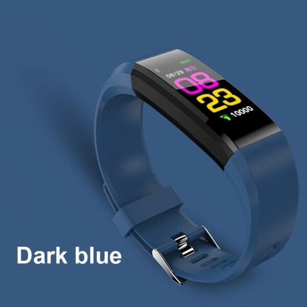 Smart Bracelet Watch for Men Women 115 Plus Smart Wristband Fitness Tracker Pressure Sport Watch Heart Rate Monitor Band A2 6
