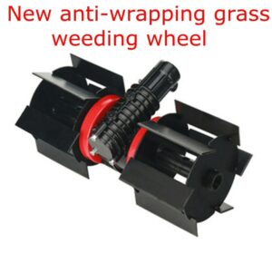 Lawn mower accessories loosening wheel ditching turning weeding wheel small micro tillage machine multifunctional agricultural 1