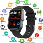 2021New Smart Watch Men Women Sport Fitness Heart Rate Blood Pressure Monitoring Waterproof Watch Men SmartWatch For Android ios 1