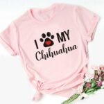 ZOGANKIN Chihuahua Momma Print Women T Shirt Summer New Fashion TShirt Funny Dog Design Lovely Girl T-shirt Tee Shirt Femme 5