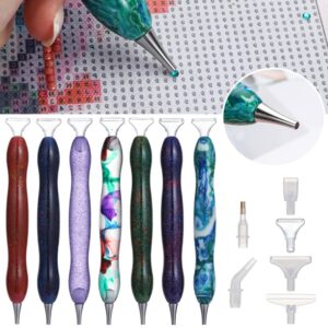 Resin 5D Diamond Painting Pen Eco-friendly Alloy Replacement Pen Heads Point Drill Pens Embroidery Cross Stitch Craft Nail Art 2