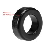 uxcell 8pcs 19.3 x 33.7 x 11.3mm Ferrite Toroid Ring Iron Powder Toroid Cores Black Gray 4