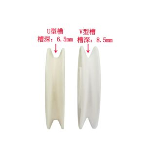 Alumina 99 ceramic wheel lead wire pulley pay off wheel ceramic wire roller winding textile machine accessories 2