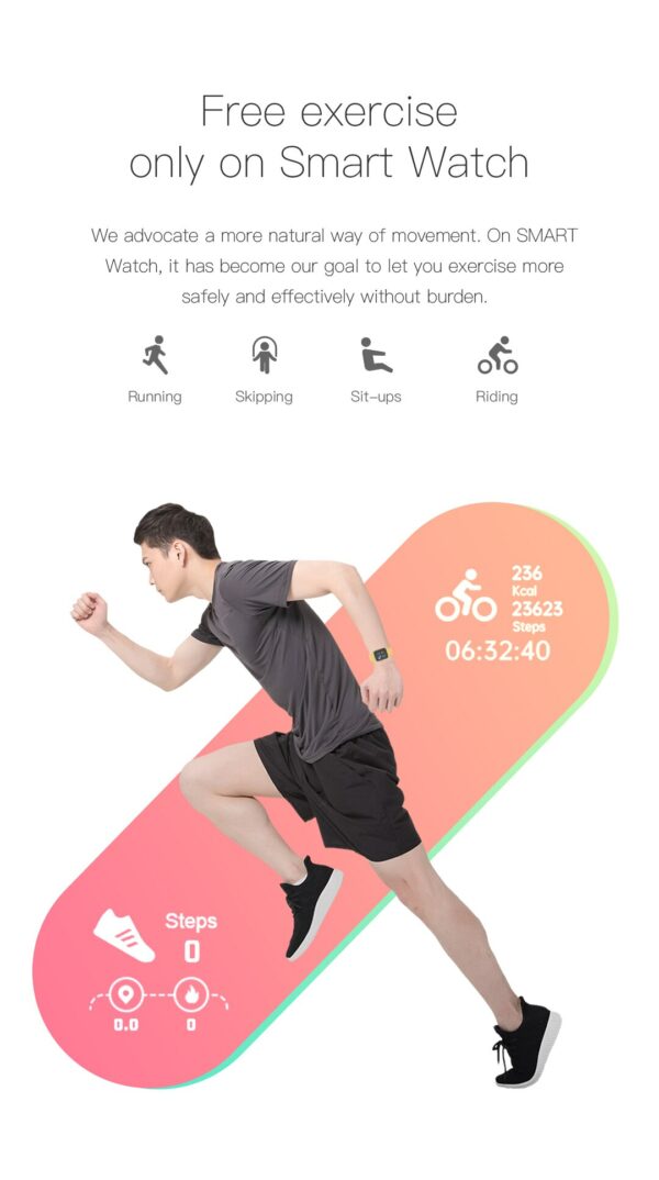 Y68 Fitpro Smart Watch Blood Pressure Heart Rate Monitor Sports Tracking Fitness Pedometer Multi Function Smart Watch Macaron 3
