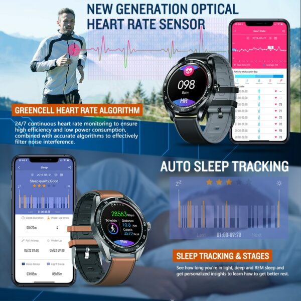 Zeblaze NEO Color Touch Display Smartwatch Heart Rate Blood Pressure Monitor Female Health CountDown Call Reject Smart Watch 5