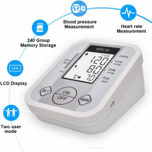 Blood Pressure Monitor Upper Arm Digital Tensiometer Automatic Tonometer Eletronicos Armthm BP Machine Saturometro Prise De sang 2