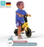 Uonibaby 4  into 1 Children Bicycle Tricycle Two Wheel Bike Baby Balance Bike Kids Scooter Baby Stroller for 1-6 Years Old 2