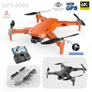 2022 New S608 GPS Drone 6K Dual HD Camera Professional Aerial Photography Brushless Motor Foldable Quadcopter RC Distance 3000M 1