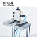 ZONESUN ZS-JG300 Pneumatic Cutting Machine for Dip Tube Spray Caps Perfume Glass Plastic Bottle Packaging Mannual 3