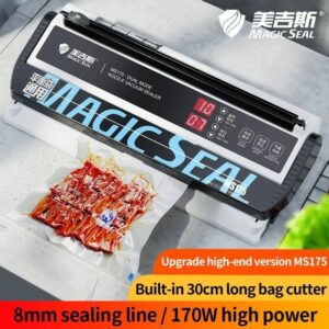 MAGIC SEAL MS175 Vacuum Sealer Machine Small Food Preservation Flat Bag Vacuum Sealer Packaging Machine With Bag Cutter 1