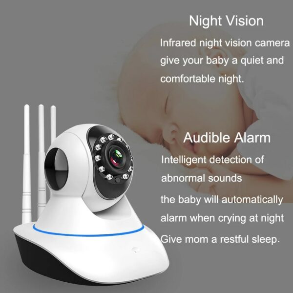 Yoosee 2MP 3MP Home Security Wifi Camera Wireless IP Camera Baby Monitor Pan Tilt Remote Control Two Way Audio Night Vision CCTV 5