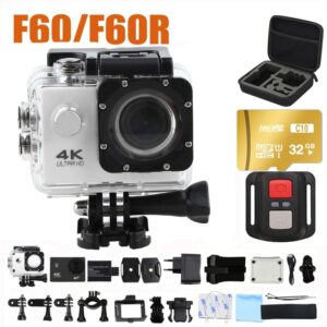 Action Camera Ultra HD 4K WiFi Camcorders 16MP 170 go 4 K Deportiva 2 inch f60 30M Waterproof Sport Camera pro 1080P 60fps cam 1