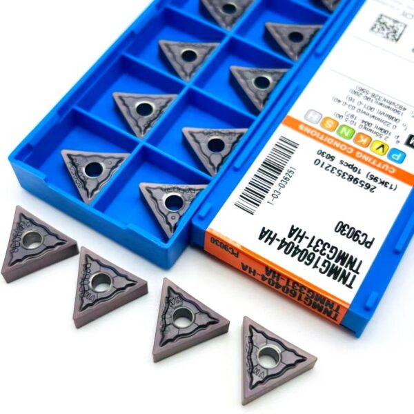 TNMG160408 TNMG160404 HA PC9030 triangle indexable carbide inserts high quality metal turning tools lathe tools turning tools 2