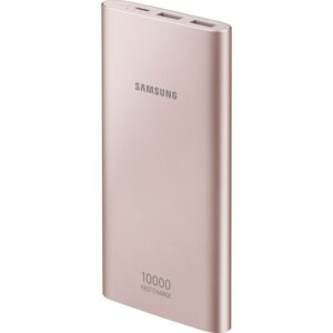 Samsung 10000 mAh Type-C Powerbank Pink Portable Charger Power Bank 10.000mAh Capacity External Battery Pack Dual Output Port EB-P1100CPEGTR 1