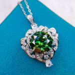 Super Flash 5CT 11MM VVS1 D Moissanite 925 Necklace Passed Diamond Test High Jewelry Wedding Anniversary Party 4