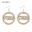 YULUCH 2019 Ethnic Big Round Wooden Hollow Letter Queen Drop Earrings African Wood Chip Pendant Earrings For Women Lady Girls 11
