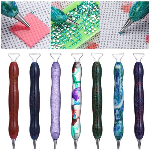 Resin 5D Diamond Painting Pen Eco-friendly Alloy Replacement Pen Heads Point Drill Pens Embroidery Cross Stitch Craft Nail Art 3