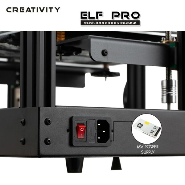 FDM CoreXY Desktop Large-Size 3d Printer printing Area 300X300X360 2040 Aluminum Profile is More Stable Creativity ELFPRO 2