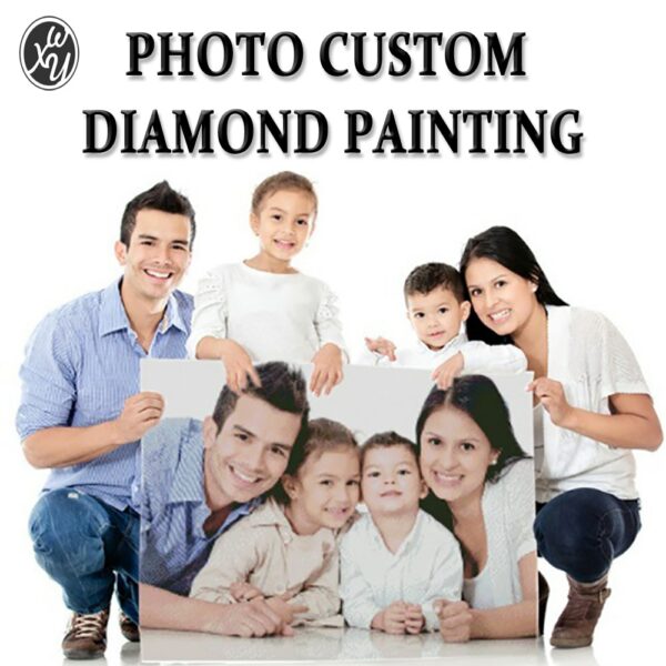 WEIWEI Photo Custom Diamond Painting Cross Stitch Full Square Picture of Rhinestone DIY Diamond Mosaic Diamond Embroidery Sale 1