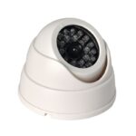 Smart Indoor Outdoor Dummy Surveillance Camera Fake CCTV Security Camera Home Dome Waterproof With Flashing Red LED Lights 5