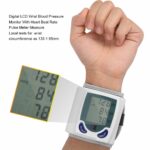 Automatic Wrist Blood Pressure Monitor BP Sphygmomanometer Pressure Meter Tonometer Forfor Measuring Heart Beat And Pulse Rate 5