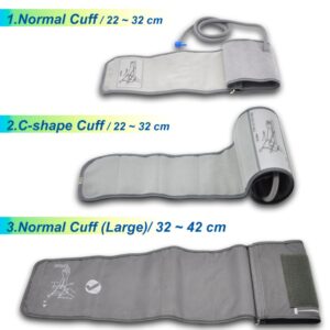Normal and Large Adult Blood Pressure Cuff Upper Arm Blood Pressure Monitor Tonometer Cuff Sphygmomanometer NIBP Cuff 1